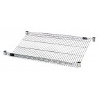Slanted Chrome Wire Shelves