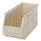 Stackable Shelf Storage Bin - SSB441 Ivory