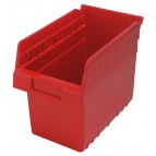Plastic Shelf Bin QSB802 Red