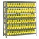 Plastic Storage Bin Steel Shelving Center - Yellow