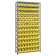 Plastic Shelf Bin Steel Shelving Units - Yellow