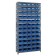 Blue Plastic Storage Bin Unit