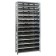 Black Plastic Shelf Bin Steel Shelving Unit