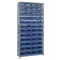 Blue Plastic Shelf Bin Steel Shelving Unit