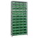Green Plastic Shelf Bin Steel Shelving Unit