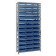 Steel Shelving Storage Shelf Bin Unit - Blue