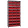 Red Plastic Bins Steel Shelving Systems