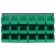 Green Plastic Bins on Louvered Panel