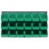 Green Plastic Bins on Louvered Panel