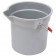 14-Quart Round Bucket  Gray