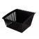 CrateBox Tilt Medium Black Unihook Plastic Bin