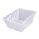 CrateBox Tilt Big Clear Unihook Plastic Bin