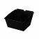 PopBox Tilt Medium Black Plastic Bin