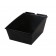 PopBox Tilt Big Black Plastic Bin