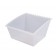 PopBox Tilt Medium Clear Plastic Bin with Unihook