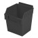 Storbox Cube Black Plastic Slatwall Bins