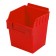 Storbox Cube Red Plastic Slatwall Bins