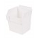 Storbox Cube White Plastic Slatwall Bins