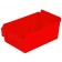 Shelfbox 200 Red Plastic Slatwall Bins