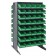 Plastic Storage Bin Sloped Shelving Pick Rack Green