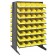 Plastic Storage Bin Sloped Shelving Pick Rack Yellow