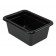 Black Plastic Storage Tub