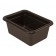 Brown Plastic Storage Tub