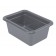 Gray Plastic Storage Tub