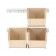 Ivory Plastic Storage Bin with Rails