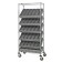 Plastic Storage Drawer Wire Shelving Units