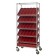 Plastic Storage Drawer Wire Shelving Units