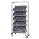 Plastic Storage Drawer Wire Shelving Units