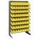 Single Sided Pick Rack with Bins - Yellow