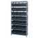 Black Storage Bin Steel Shelving Systems