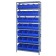 Blue Storage Bin Steel Shelving Systems