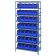 Blue Storage Bin Steel Shelving Systems