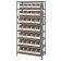 Ivory Storage Bin Steel Shelving Systems