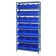 Blue Storage Bin Steel Shelving Systems