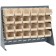 Ivory Plastic Storage Bin Bench Rack Systems