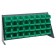 Green Plastic Storage Bin Bench Rack Systems