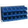 Blue Plastic Storage Bin Bench Rack Systems