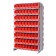 Double Sided Pick Rack with Red Bins