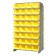 Yellow Plastic Bin Double Sided Pick Rack