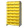 Yellow Plastic Bin Double Sided Pick Rack