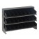 Sloped Bench Rack with Black Bins