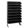 Single Sided Pick Rack with Bins - Black