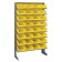 Single Sided Pick Rack with Bins - Yellow