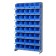 Blue Plastic Storage Bin Single Sided Pick Racks