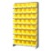 Yellow Plastic Storage Bin Single Sided Pick Racks