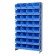 Blue Plastic Storage Bin Single Sided Pick Racks